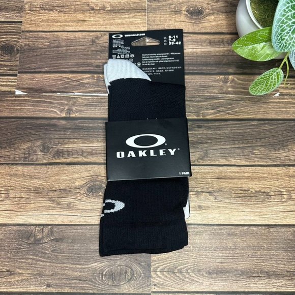 Oakley Other - Oakley Ribbed Ellipse Long Socks NWT Size Medium (Black) *Unopened* Unisex